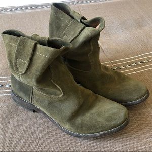 Isabel Marant Slouchy Suede Booties, 35